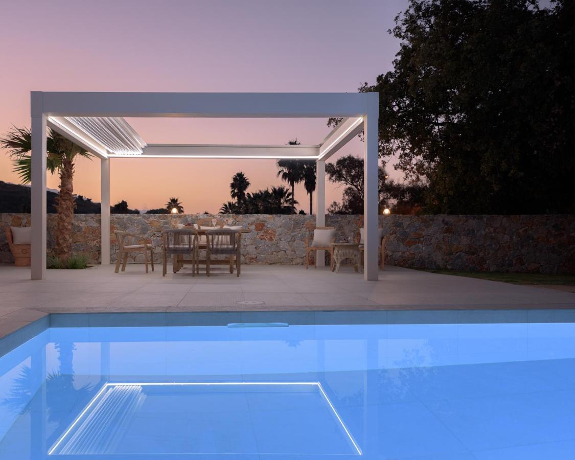 Pelagias Villa Lefka With Heated Pool Mathés Kültér fotó