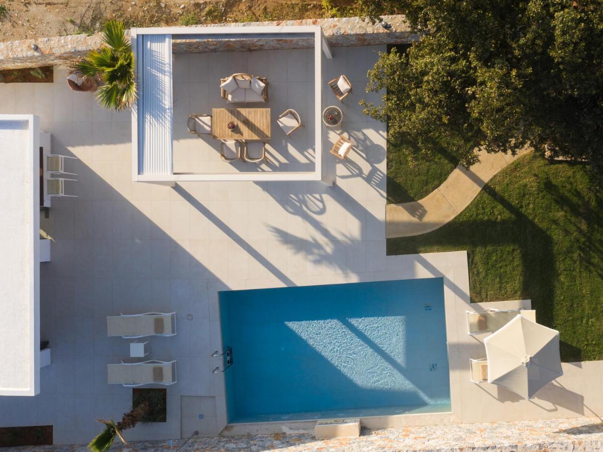 Pelagias Villa Lefka With Heated Pool Mathés Kültér fotó
