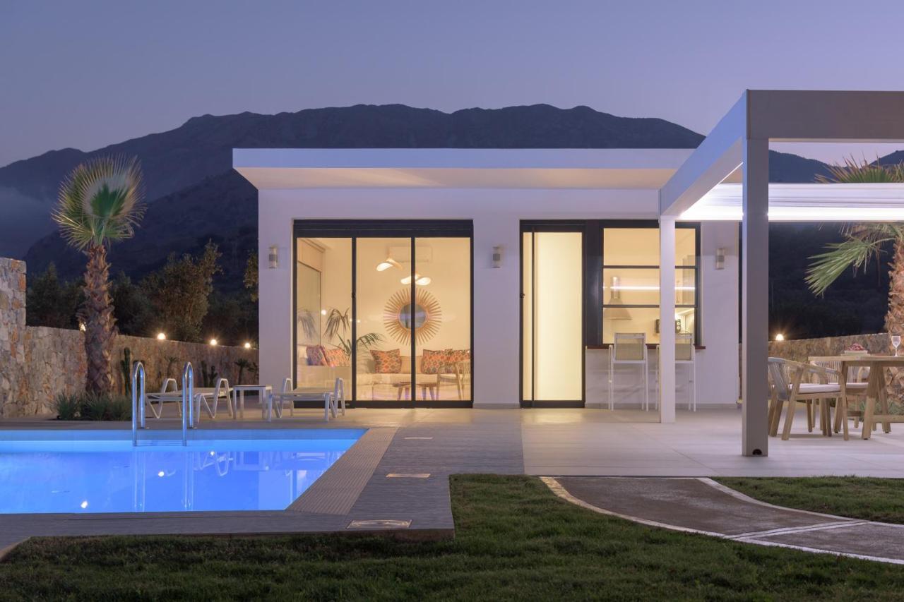 Pelagias Villa Lefka With Heated Pool Mathés Kültér fotó