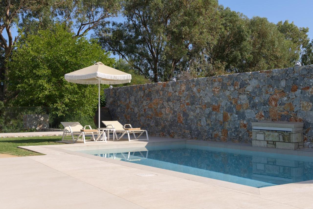 Pelagias Villa Lefka With Heated Pool Mathés Kültér fotó