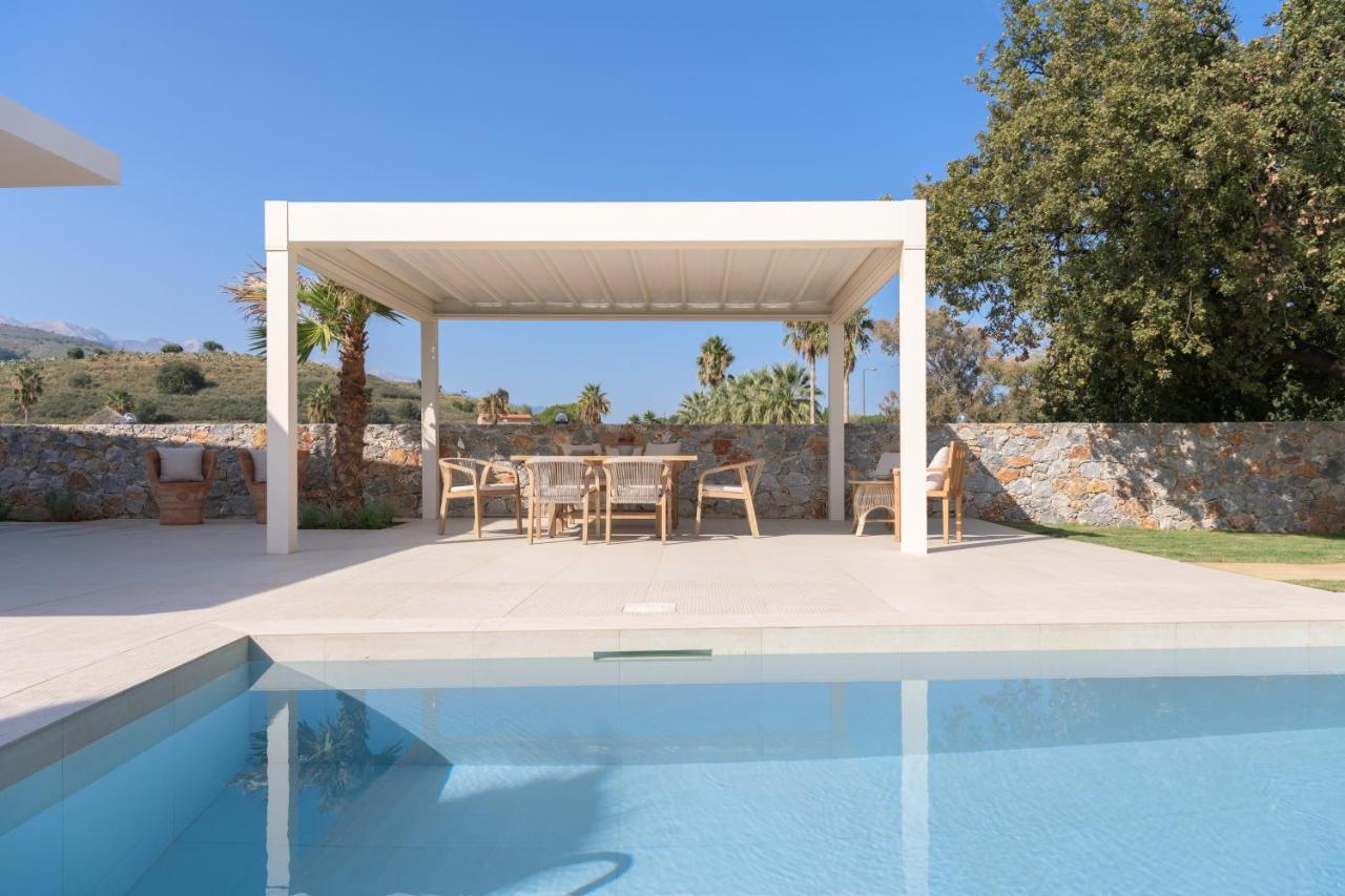 Pelagias Villa Lefka With Heated Pool Mathés Kültér fotó