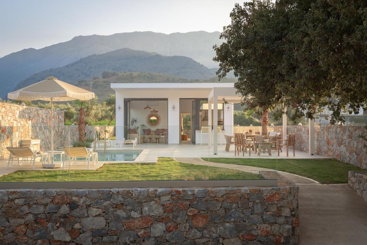 Pelagias Villa Lefka With Heated Pool Mathés Kültér fotó