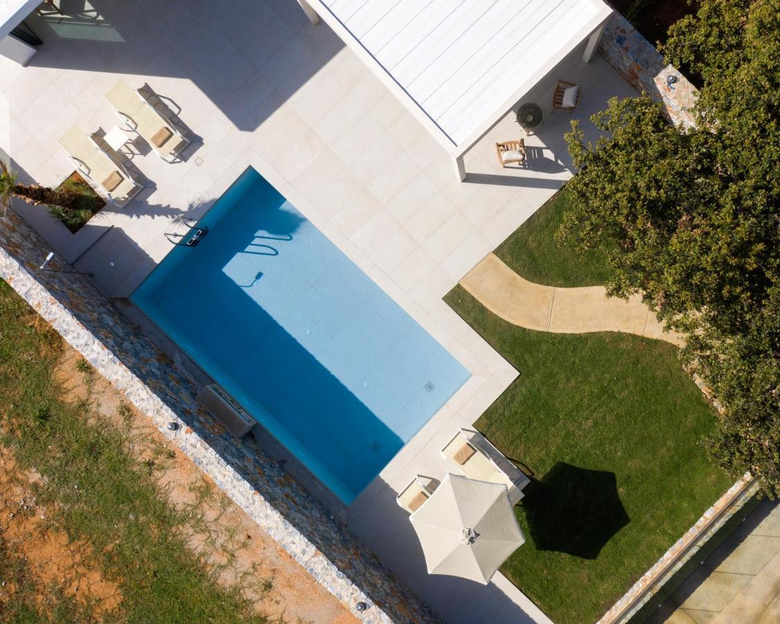 Pelagias Villa Lefka With Heated Pool Mathés Kültér fotó