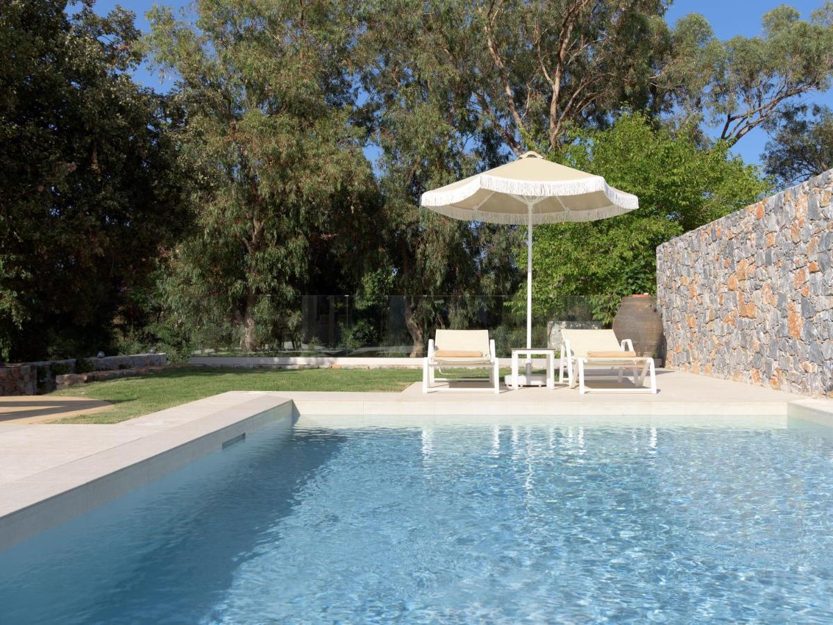 Pelagias Villa Lefka With Heated Pool Mathés Kültér fotó