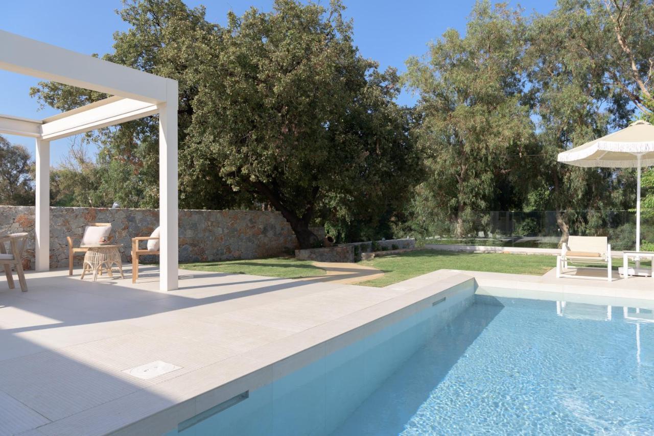 Pelagias Villa Lefka With Heated Pool Mathés Kültér fotó