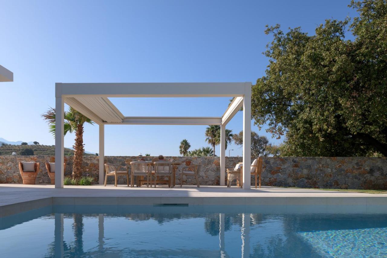 Pelagias Villa Lefka With Heated Pool Mathés Kültér fotó