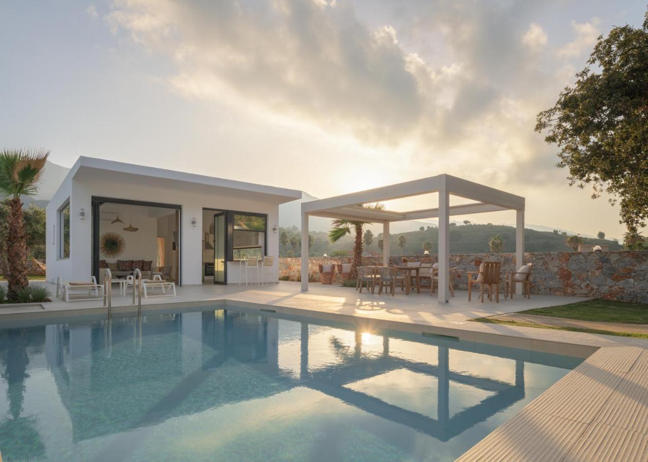 Pelagias Villa Lefka With Heated Pool Mathés Kültér fotó