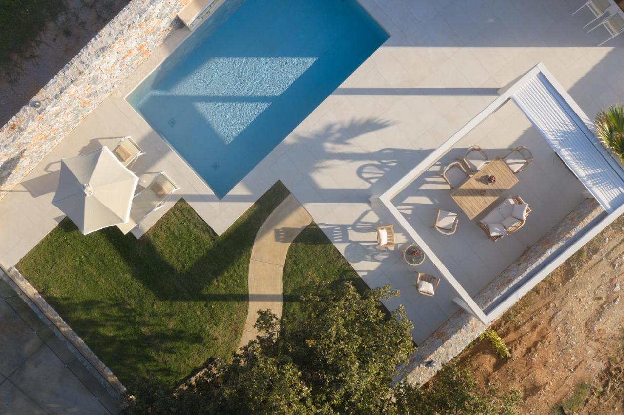 Pelagias Villa Lefka With Heated Pool Mathés Kültér fotó